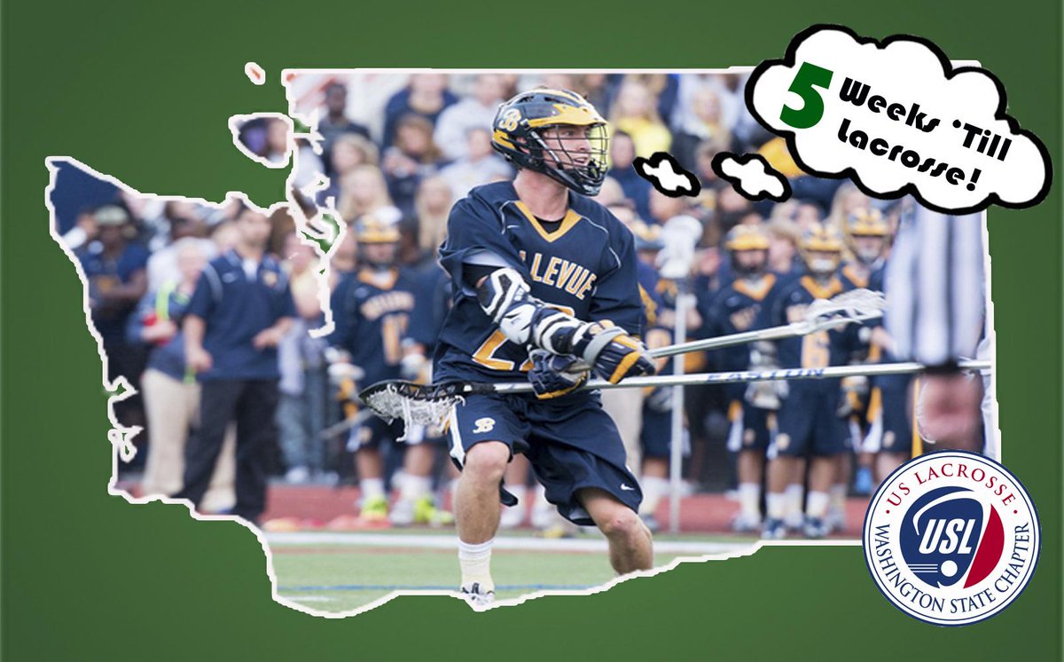 uslaxwashington's tweet photo. Five weeks 'till #lacrosse in Washington state! #WALAX #PrepLacrosse http://t.co/ZegFTxyCof