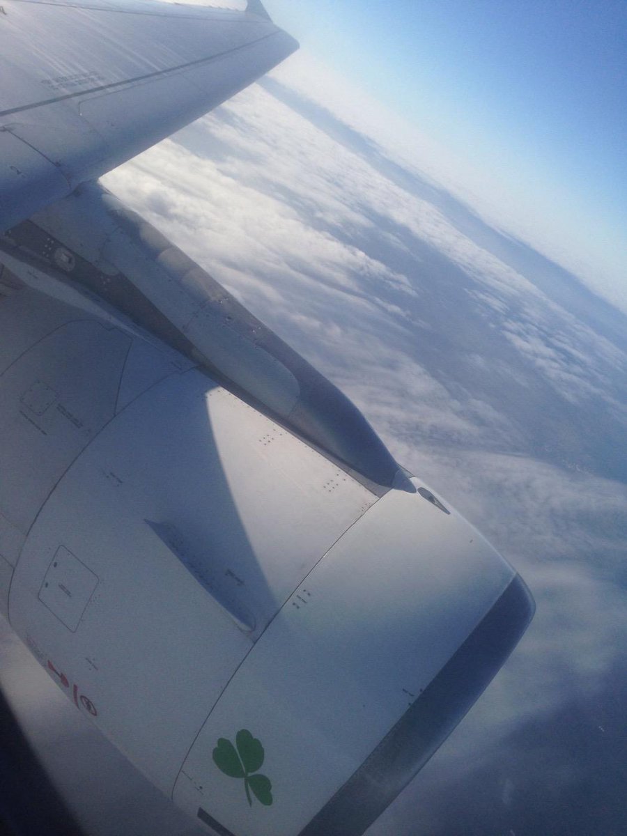 Een terugblik naar een eerste leuke dag in Dublin.. #vliegtuig #OMteam