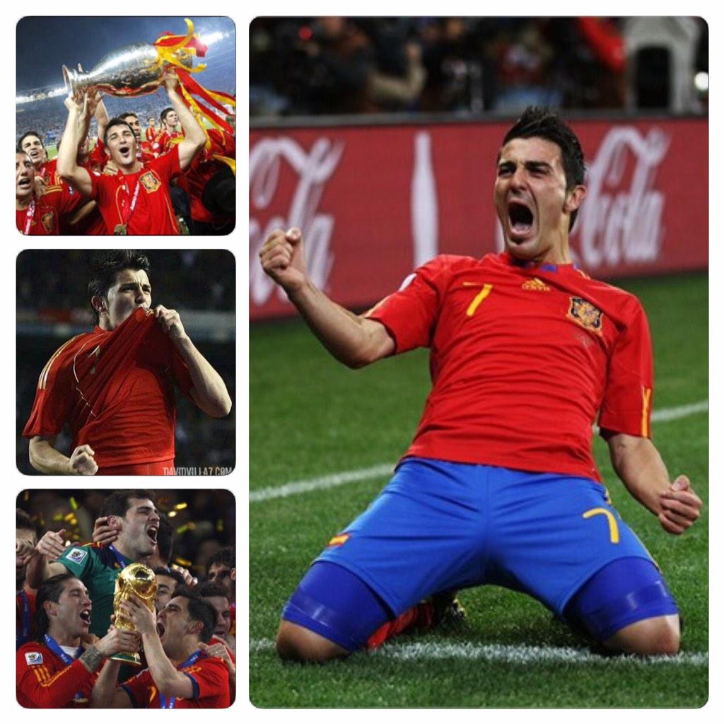 Guaje7Villa's tweet photo. Hoy hace 10 años que me puse por primera vez la camiseta que soñé desde niño @SeFutbol http://t.co/gCVpgveVcP