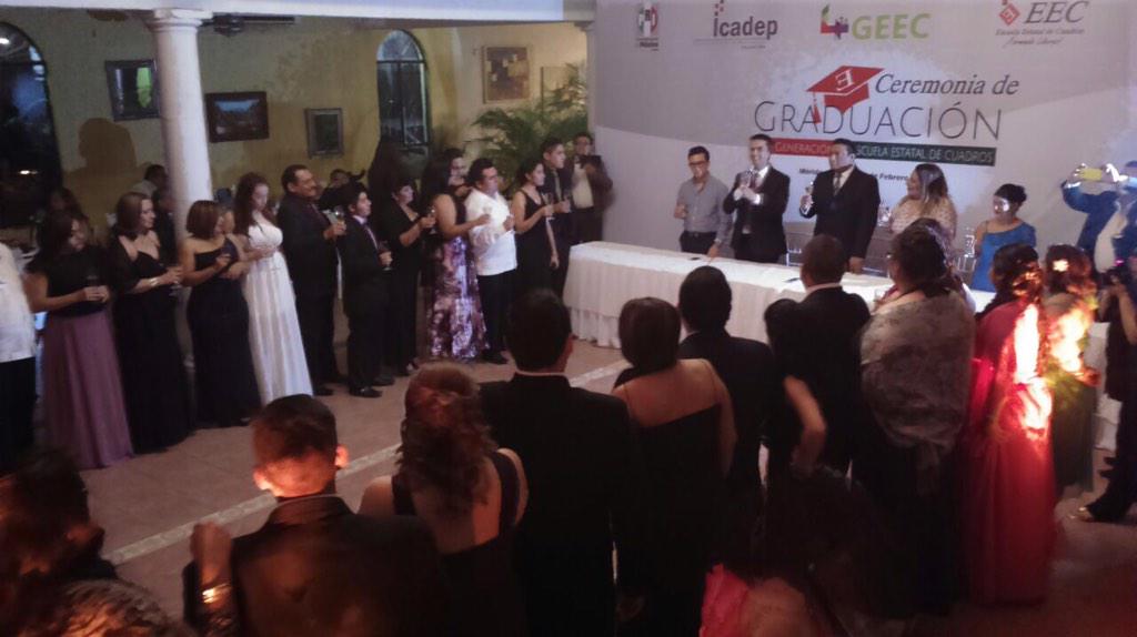 IRHYucatan's tweet photo. Nuestro brindis...!!! #4GEEC y vamos por más. @IsraEcheverria @CarlosCetina http://t.co/3YeD0PW3c5