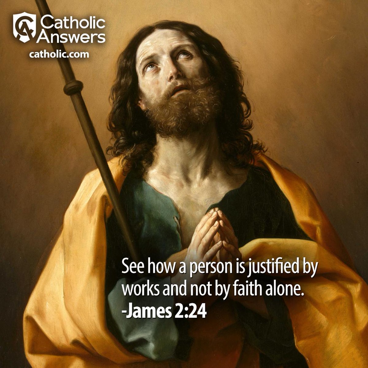 catholiccom's tweet image. What do Catholics believe about Faith and Works? Click here: catholic.com/quickquestions…