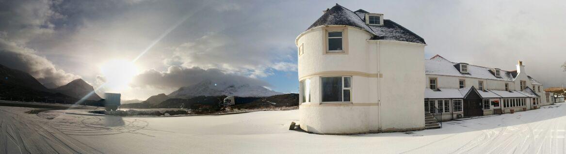 The hotel covered in snow ❄ #sligachan <a href="/VisitHighlands/">VisitHighlands</a> <a href="/VisitSkye/">Visit Skye</a> <a href="/VisitScotland/">VisitScotland</a>