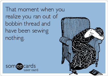 SimplySewing_'s tweet photo. Couldn't be more accurate... #sewingfails #sewingmachine #sewing #GBSB 
Source: http://t.co/320a1m05xh http://t.co/nmujeFrKUk