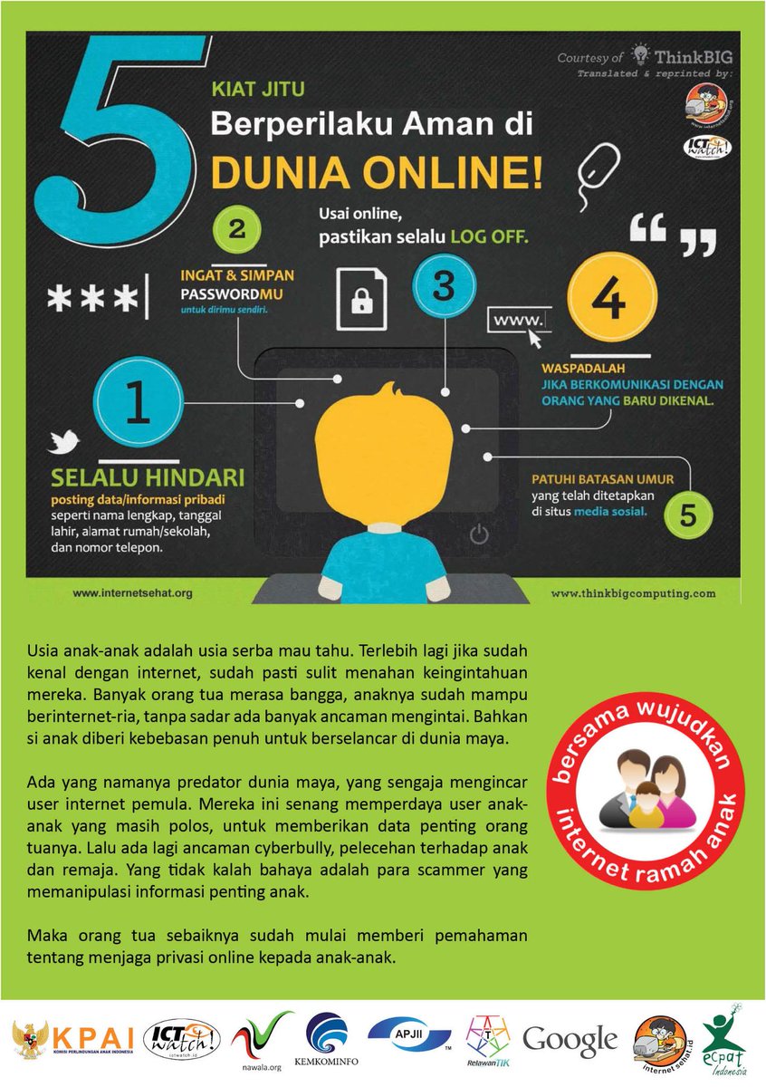 RTIKNias's tweet photo. #SID2015 Safer Internet Day 2015, Feb 10. Bersama Wujudkan Internet Ramah Anak. @RTIKNias @RelawanTIK @rtiksumut http://t.co/rU4RibtX7U