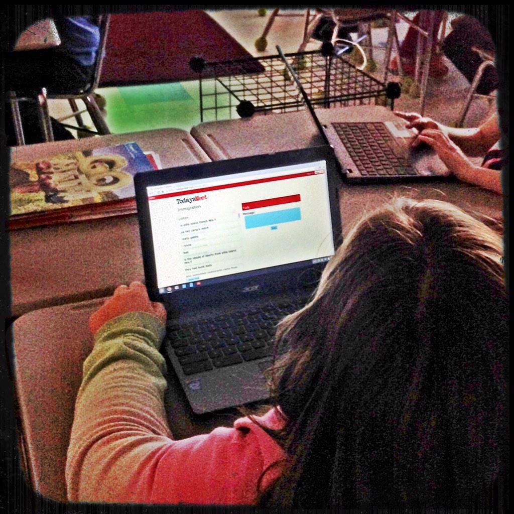 MrJesseHerbert's tweet photo. @OAS_Topolewski took the tech challenge by using @TodaysMeet as part DLM! #TechStar #mtwnchat #mtowntech http://t.co/3h1km6RDIv