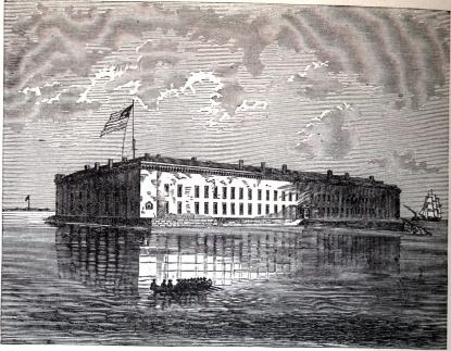 ImThe1WhoWhips's tweet photo. Sailing my brand new boat down by Fort Sumter. Great place! We almost have 500 slaves there! #hansencivilwarSHS http://t.co/6kMrskcPdj