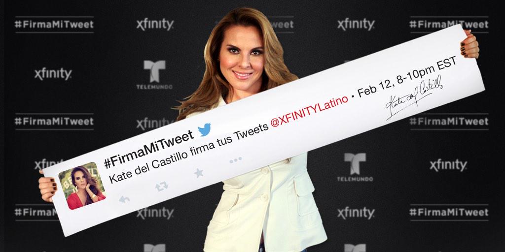 katedelcastillo's tweet photo. Estaré firmando tus Tweets este jueves. Tuitea a @XFINITYLatino con #FirmaMiTweet http://t.co/nLF1FqfBgd #DDP http://t.co/lWSQjhhZvW