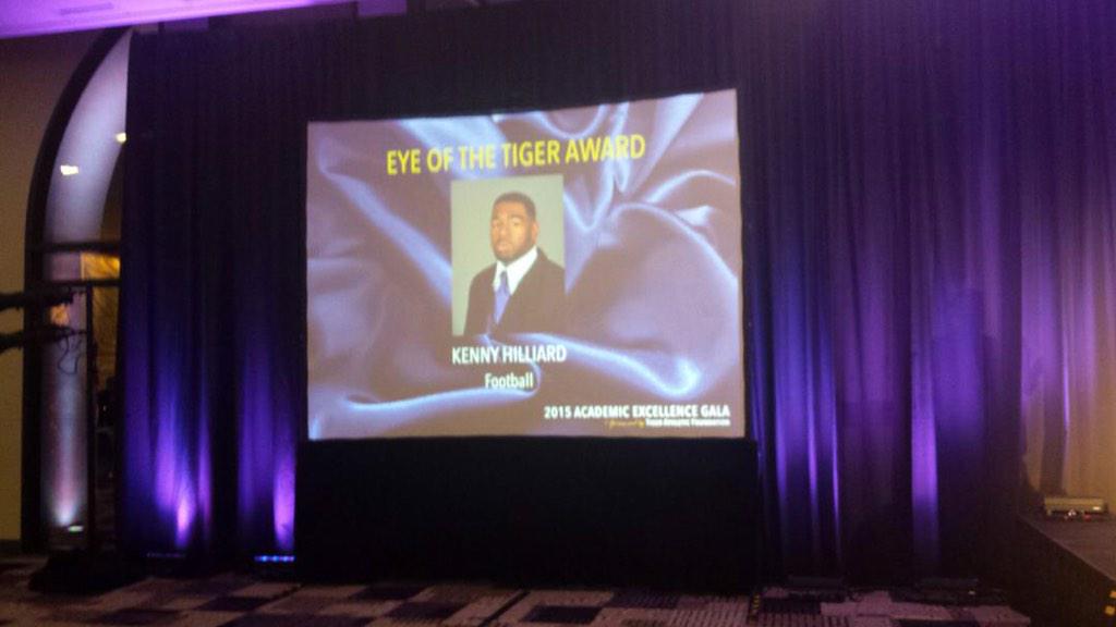 The full measure of success, a degree &amp; competing for Championships while pursuing the NFL. #salute to Kenny Hilliard