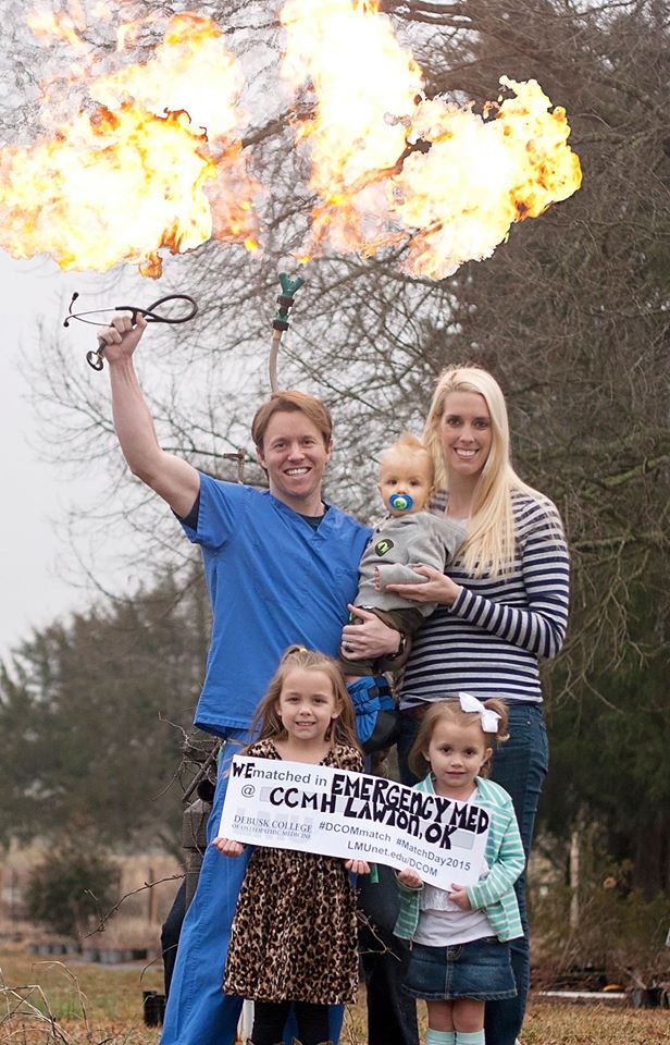DCOMtweets's tweet photo. Congrats Sampson Hitchcock and family - matched in Emergency Medicine! #DCOMmatch #MatchDay2015 #DOMatchDay http://t.co/JEB5EW2XnT