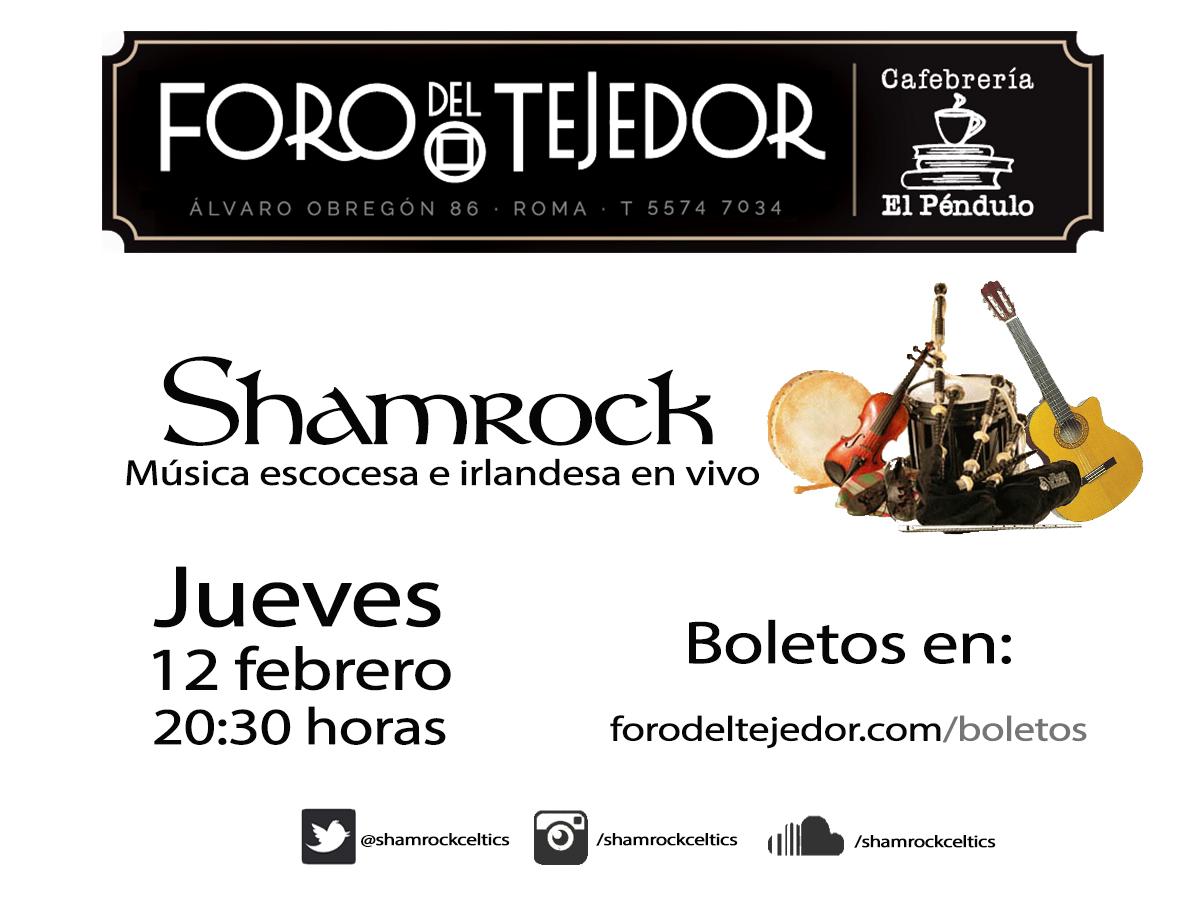 Shamrockceltics's tweet photo. Jueves: concierto de música escocesa e irlandesa en @ForodelTejedor 
Ojalá nos acompañen y puedan RT http://t.co/MzXqdrOgs1