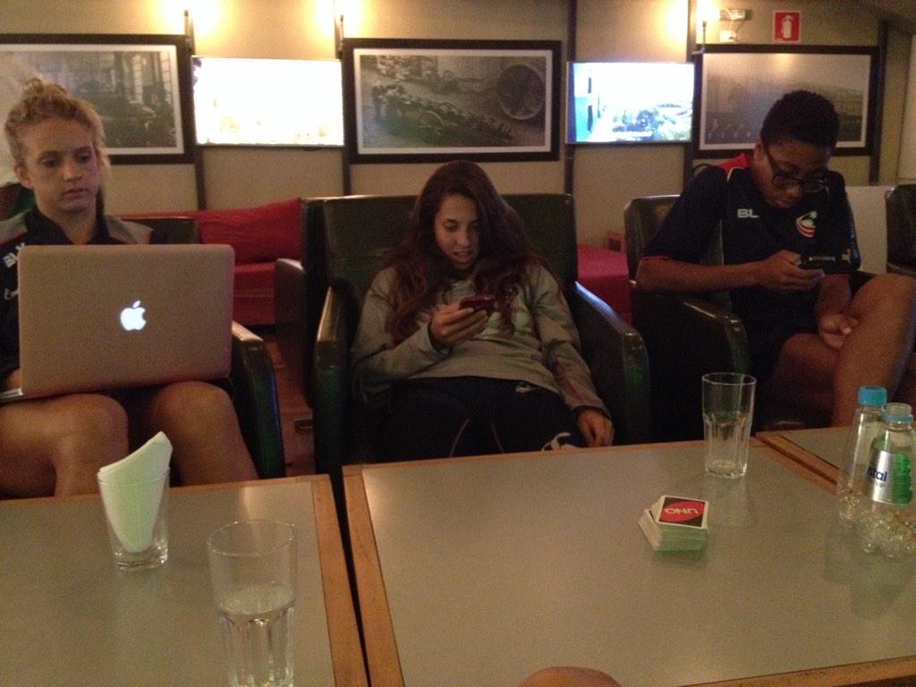 Taking advantage of the GRU wifi. Only 20+ hrs til we are back at the OTC. Only 5wks til #Atlanta7s!! <a href="/USAWomens7s/">USAWomens7s</a>