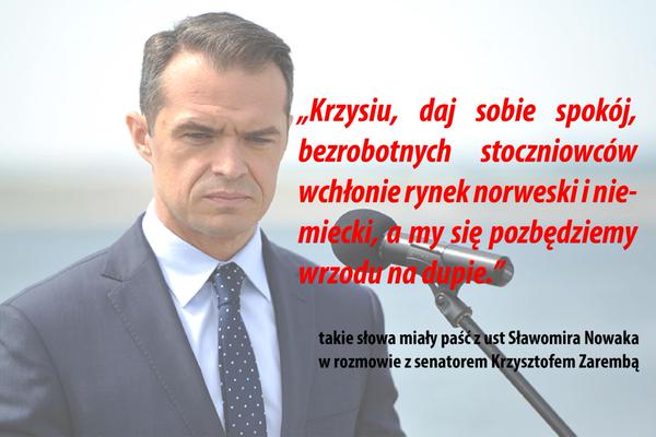 Janusz kowalski twitter nowak