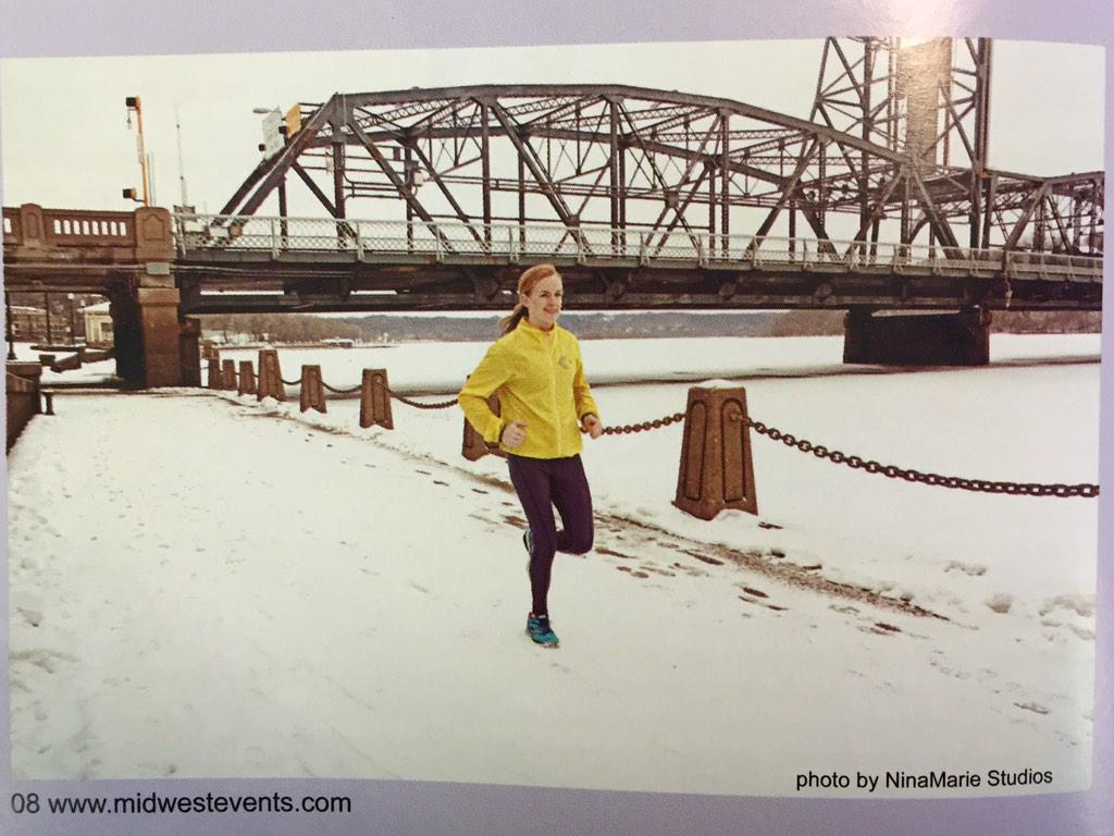 oiselle's tweet image. Gracing the cover of @MidwestEvents 2015 W's Annual edition: @melissagacek! Impressive career highlights inside.