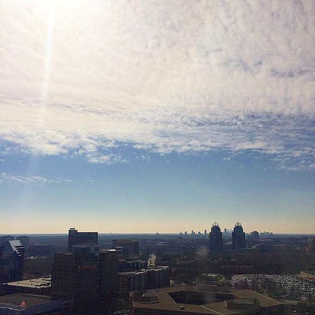 sparkloft's tweet image. The view of #Atlanta from the newest #Sparkloft office addition. Pretty as a #peach. #SparksAllOver #OfficeView