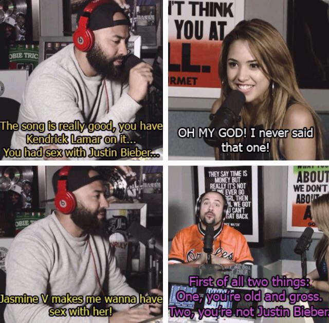 atlanticjustins's tweet photo. BEST INTERVIEW OF JASMINE EVER😂😂😂 http://t.co/7JDLucI7zR