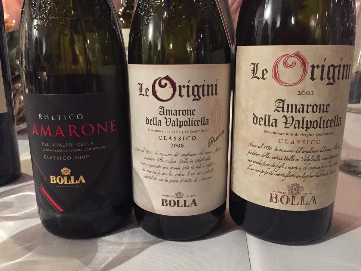 BollaWine's tweet photo. 3 different wines from @BollaWine #BWEchat http://t.co/ltL5LRmThO via @VinoTravels21