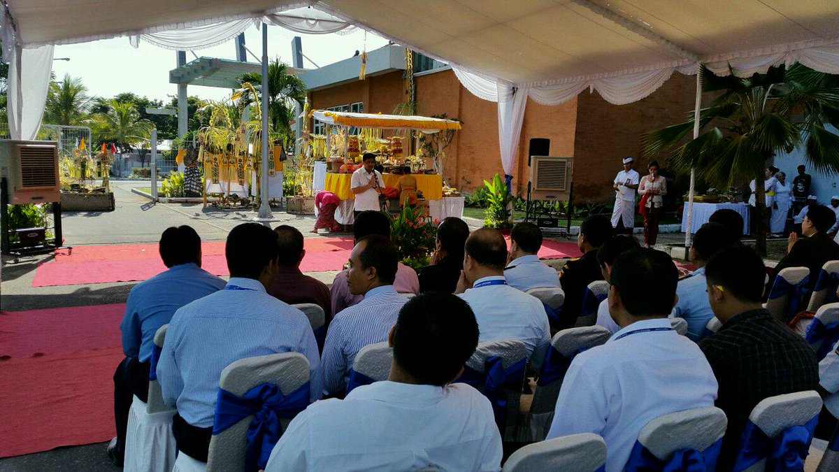 Upacara melaspas bangunan terminal domestik Bandara I Gusti Ngurah Rai <a href="/AP_Airports/">Angkasa Pura Airports</a>