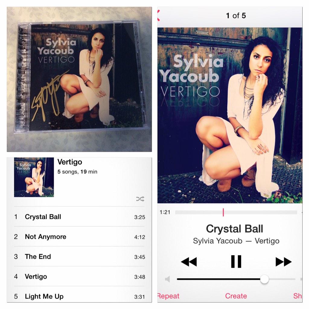 mooretalk92's tweet photo. @sylvsyacoub my signed album came today!! :) Love it! #Vertigo #VertigoEP #TheVoice #TeamXtina πππ http://t.co/MeIE760l6j