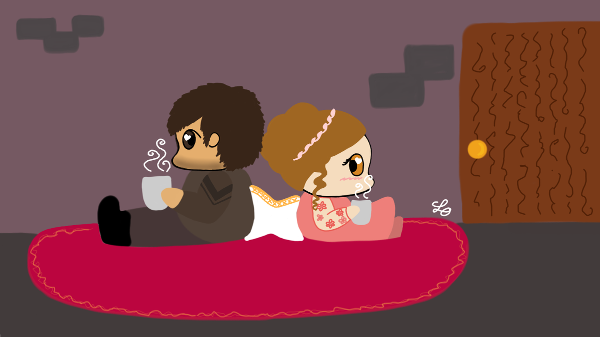sampagutita's tweet photo. chibi #Clonde for @daenuhrys I hope you like it! @seanjteale @rose_williams_ #Reign http://t.co/1To6s60OP6