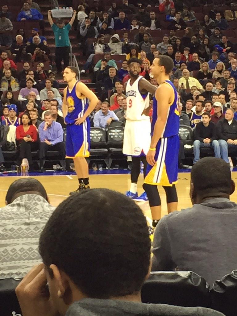 I spy my baes 😍 #SplashBrothers <a href="/StephenCurry30/">Stephen Curry</a> <a href="/KlayThompson/">klay thompson</a>