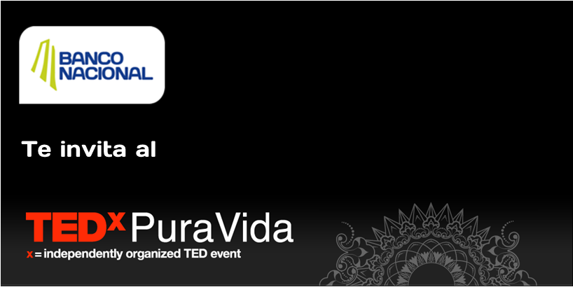 banconacionalcr's tweet photo. Para participar por una entrada #TEDxPuraVida con valor de $150:
Da RT y envianos tus datos >> http://t.co/ATnlbgHvpI http://t.co/NZfmQUC2RQ
