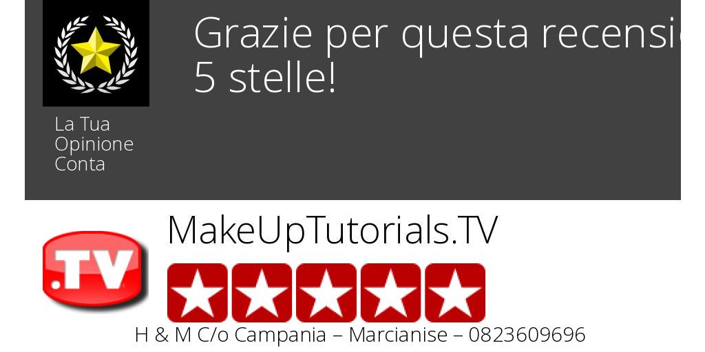 makeupvids's tweet photo. Ho appena lasciato la mia recensione e ho dato il voto di 5 stelle.  Per leggerla: https://t.co/5nQWLPyJR0 http://t.co/KvnE93p3TS
