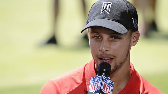 espn's tweet photo. Stephen Curry​ appeared to troll Tiger Woods​ with one pregame tweet: http://t.co/7EUCGzppOU http://t.co/mgb1J1XSFH