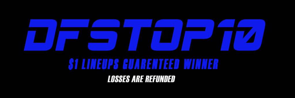 DFSTop10's tweet image. We do all the work, you just have to enter the lineup! #dfs #FanDuel #DraftKings