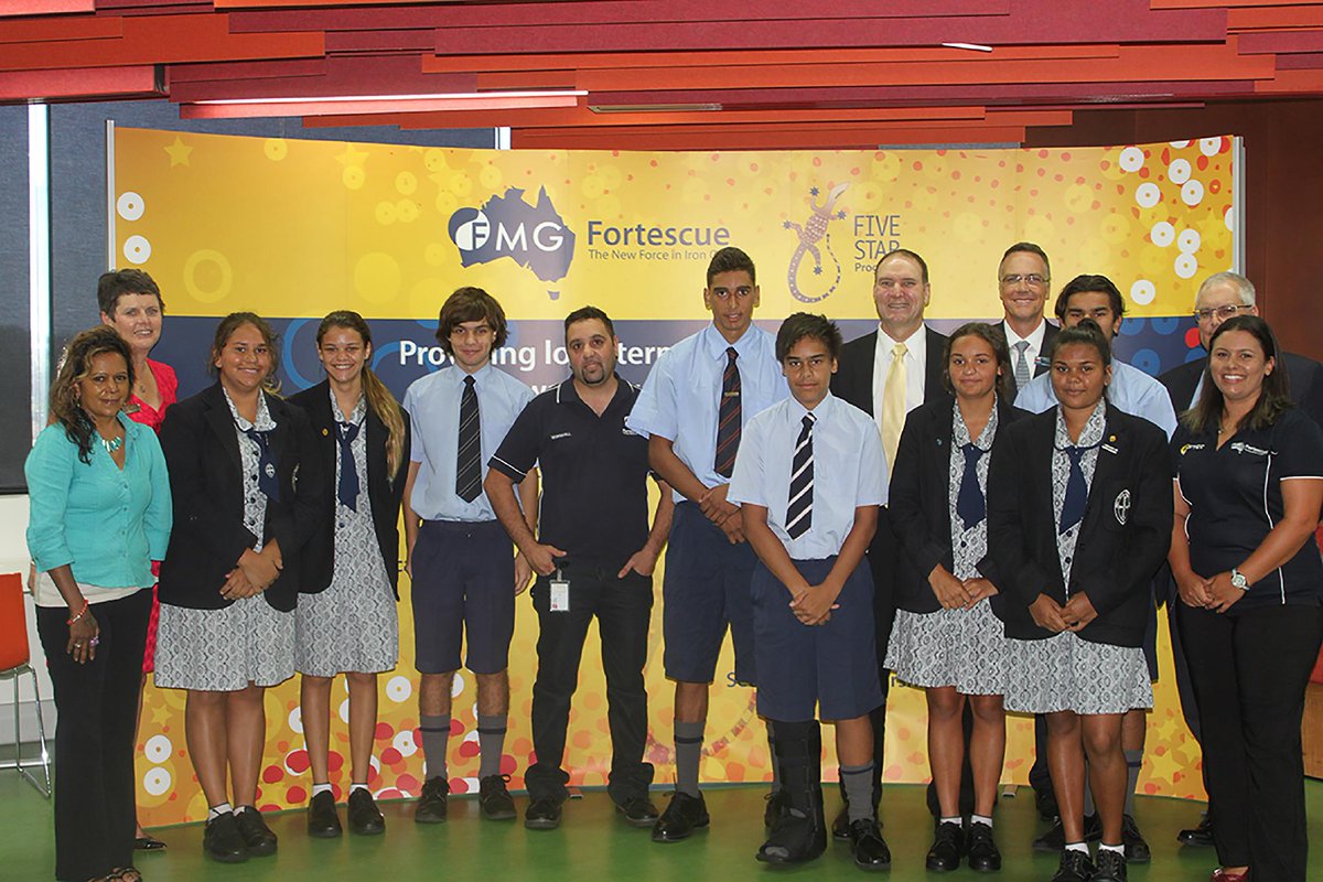 FortescueGlobal's tweet photo. Fortescue scholarships provide long term career pathways for Aboriginal students #fivestarprogram #community http://t.co/MY7anHi2yD