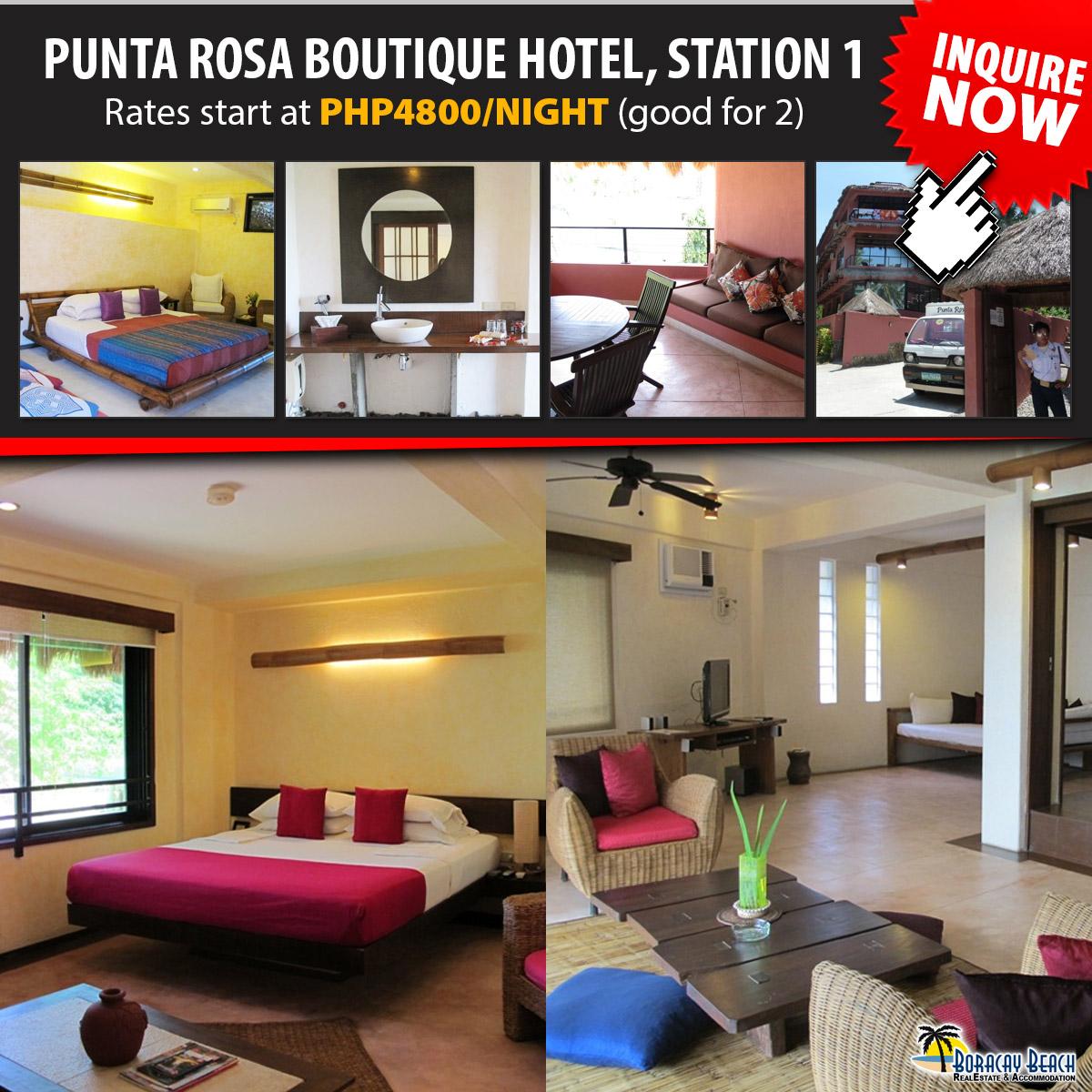 theboracaybeach's tweet photo. #BBRE FEATURED MID CLASS HOTEL
#Boracay Station 1, Punta Rosa Boutique Hotel - http://t.co/b0a53UQgyN http://t.co/vsuCKq470W