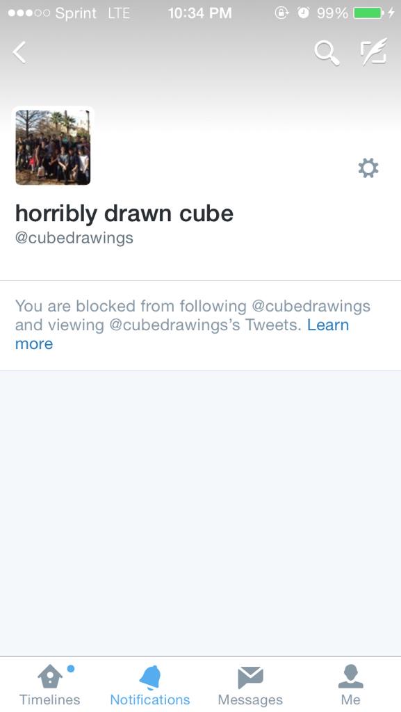 CoolCubeCookies's tweet photo. @cubedrawings why did you block @TheCampinRush http://t.co/bRPyYKS2IA
