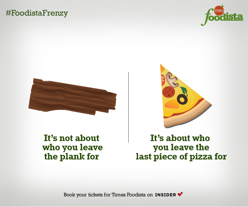 What better test of love than this?! #FoodistaFrenzy #Titanic #pizza #love