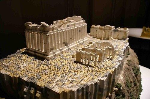 brickadelics on Twitter: "LEGO World Heritage Exhibit Built with Lego ruins, Athens, Greece #greece #acropolis #awesome … http://t.co/XIRRkaBNBb" / Twitter