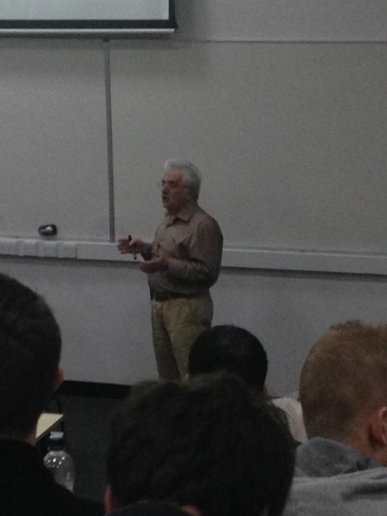 My lecturer looks like he's just got off a safari trip #thewildthornberrys