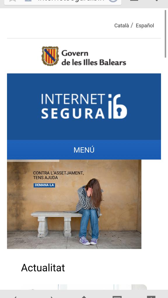 storrandell's tweet photo. #InternetSeguro El Govern #ibalears apuesta por la protección del menor en #internet https://t.co/4I48oRxW5n http://t.co/8P9QbhjlHt