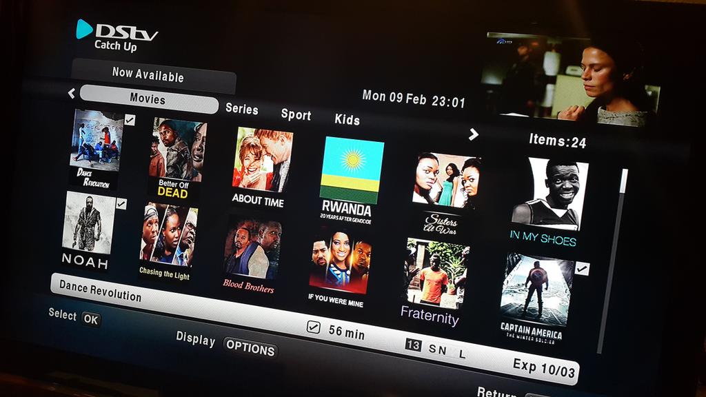 LarryMadowo's tweet photo. Awesome to see so many Kenyan films on @DStv_Kenya Catch Up. New ambition is to watch all of them @SteveIsaboke http://t.co/eqnXUJIJE4