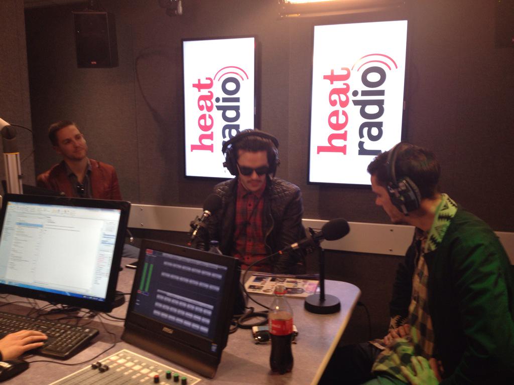With John &amp; Jacob <a href="/heatradio/">Heat Radio</a> studios!