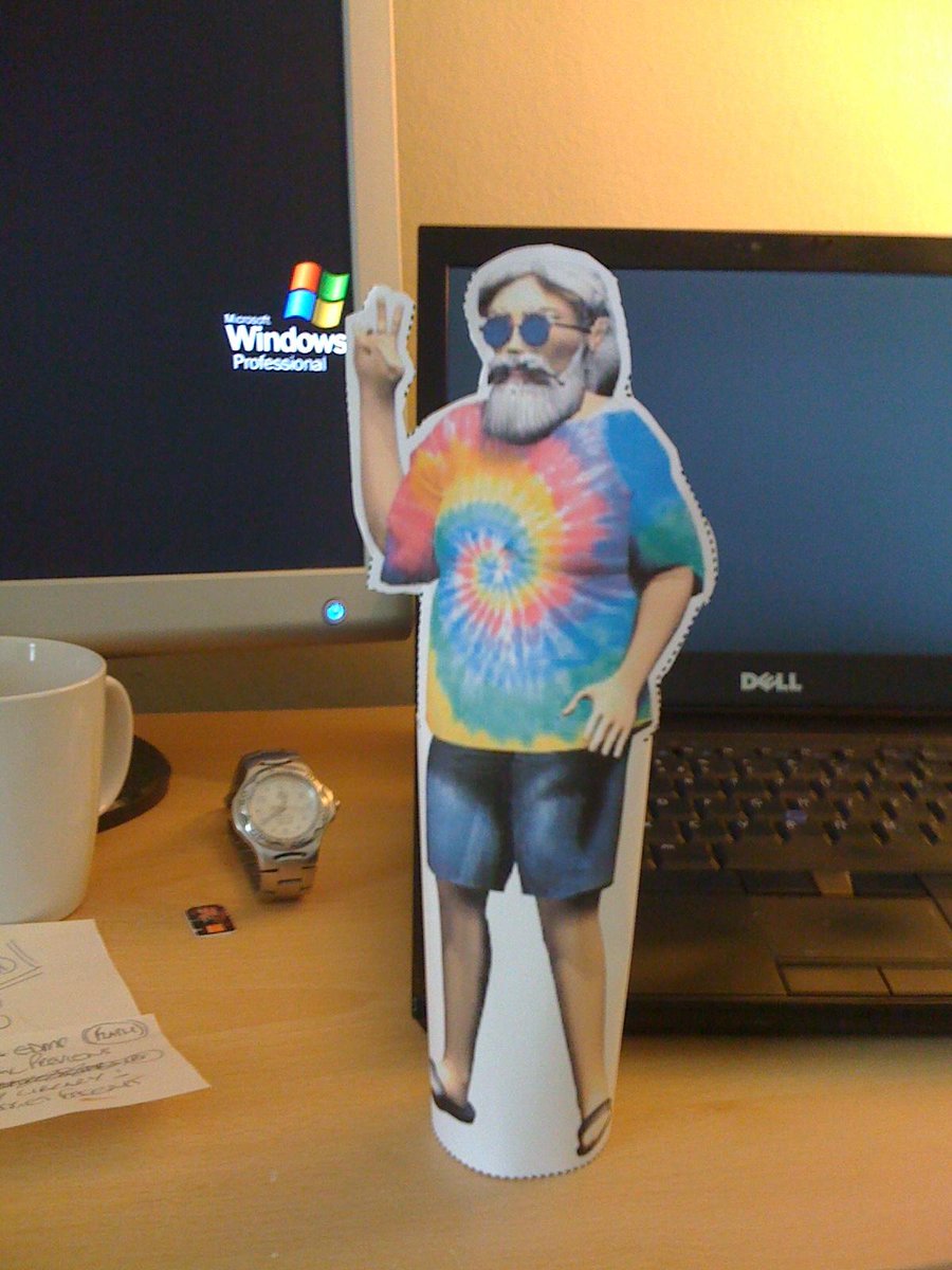 jasonvokes's tweet image. Hey.. look who popped up on my desk this morning?! Every developer should have their own @davidi99 #DelphiWeek