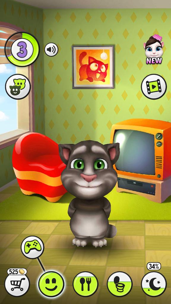 Почему в игре говорящий том. Игра про Тома кота. My talking Tom 2013. Котёнок том говорящий игра.