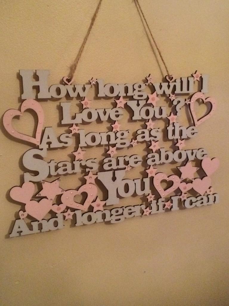Stacie_Sparkle's tweet photo. How long will I love you 💗💙💗💙 #love #quote http://t.co/UgbkpNXdyY