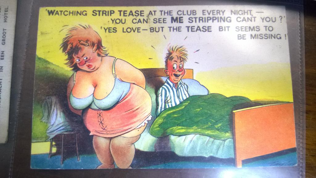 JimRailton's tweet photo. For our Valentines day sale we have some saucy post cards from the naughty's. http://t.co/kOg5FUm2IV