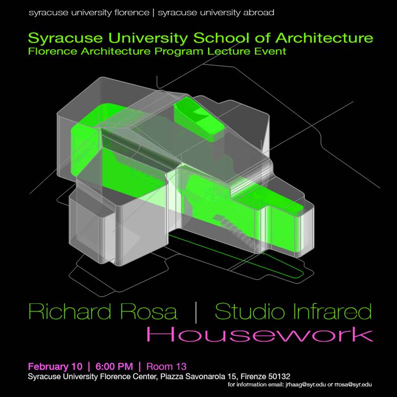 Tonight: <a href="/SUFlorence/">syracuseuflorence</a>'s school of #architecture program director will give a 6pm lecture (piazza Savonarola 15)
