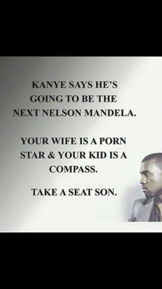 Thehooklineriot's tweet photo. #kanyewest is the king of fucking twats. @kanyewest #acompletejoke ya wife is an entertainer… Not an artist. http://t.co/po3CGAx6lb