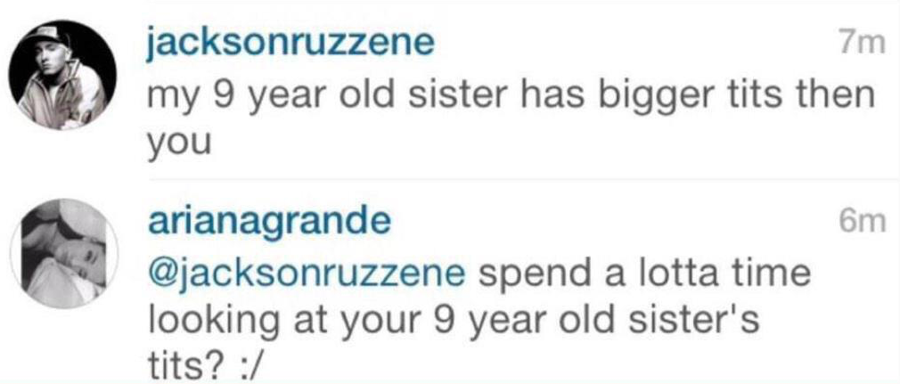 MeninistTweet's tweet image. Ariana Grande has no chill lmao