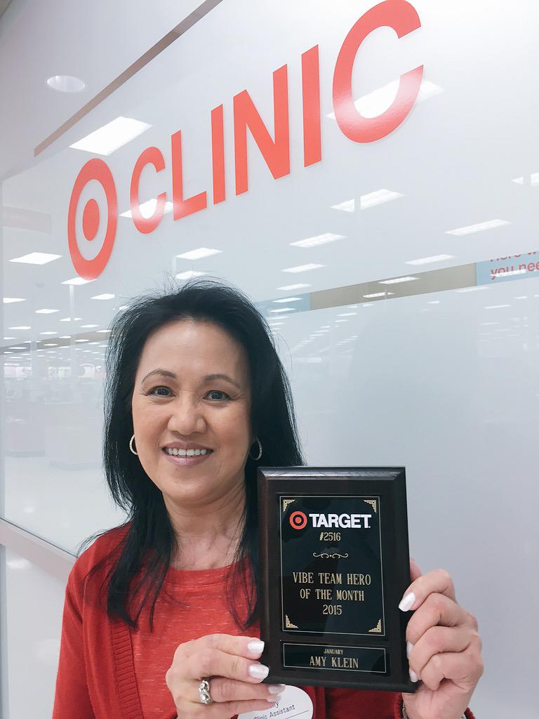 anjusabraham's tweet photo. Recognizing a fabulous Clinic Team Member, Amy Klein, for T2516 Vibe Team Hero of Month @DavesShannon @erica_souders http://t.co/eTibvYWOZK