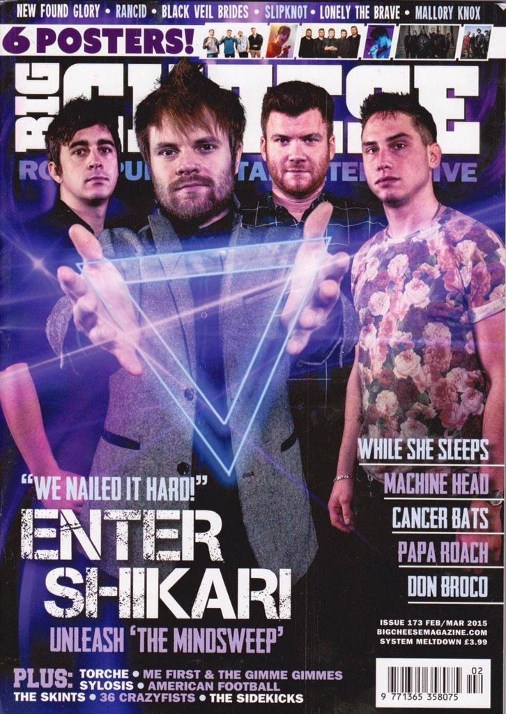 Also we have a lovely review inside <a href="/BigCheeseMag/">Big Cheese Magazine</a> alongside <a href="/DONBROCO/">DON BROCO</a> <a href="/ENTERSHIKARI/">ENTER SHIKARI</a> and more! Go check it out!