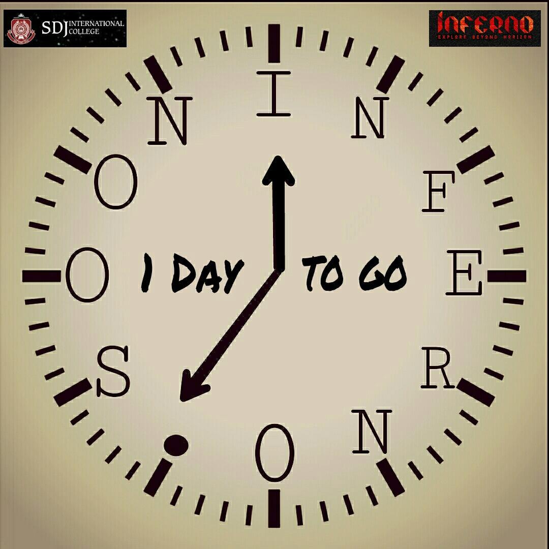 Inferno_sdj's tweet photo. Unleashing in just a day! You can still register at http://t.co/Z0zzdbNp7p.
#WhatTheFest
#Inferno15 http://t.co/NzOH3ZQDf3