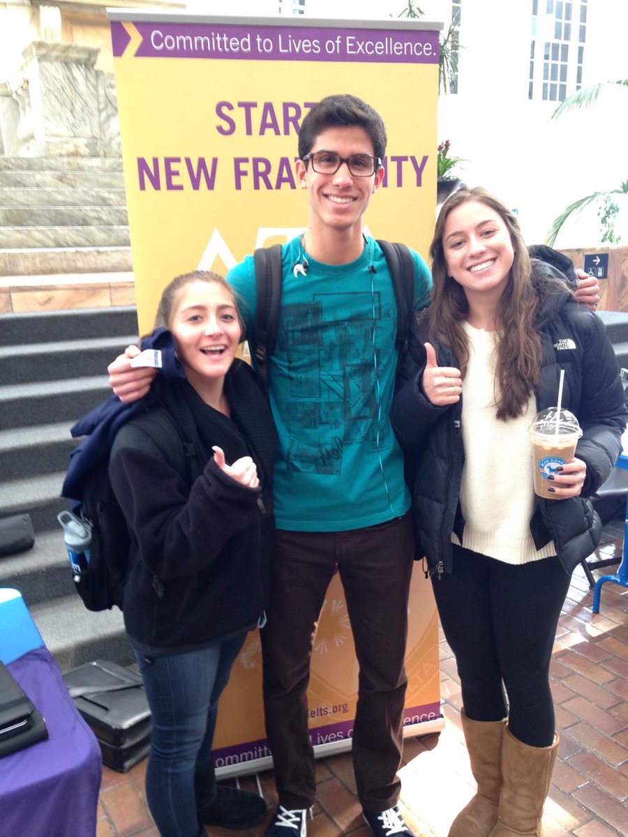EmoryDelts's tweet photo. So happy some @EmoryADPi women were here to congratulate our newest member Edy Armenta! Welcome to the brotherhood!! http://t.co/SMY9WCXLKQ