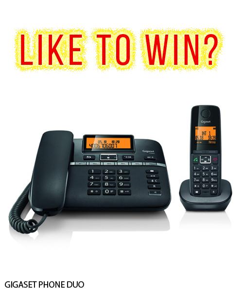 2DirhamCom's tweet photo. 1 hour left to win this brand new Gigaset Phone Duo! Place your &amp; and like our Facebook page. http://t.co/gBwV0kPcA8 http://t.co/yWKb6uOEDT
