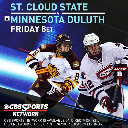 UMDBulldogs's tweet image. Remember fans this Friday @UMDHockey game is on CBS Sports #BulldogCountry @TheNCHC